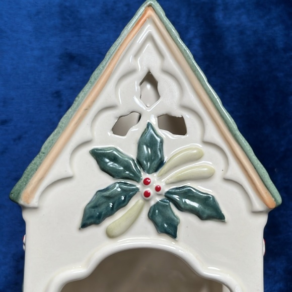 Lenox Winter Greetings Birdhouse Votive Tea Light Candle Holder Discontinued! - Picture 5 of 14